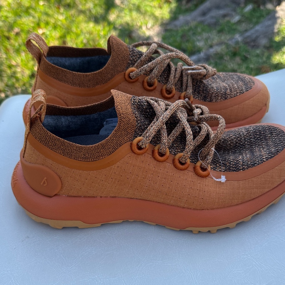 Allbirds  Knit Sneakers in Orange and Brown